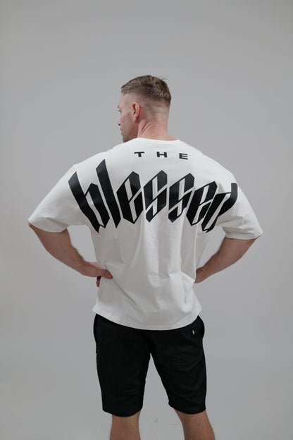 Boldsize Classic Backprint - Heavy Oversizedshirt - theblessed