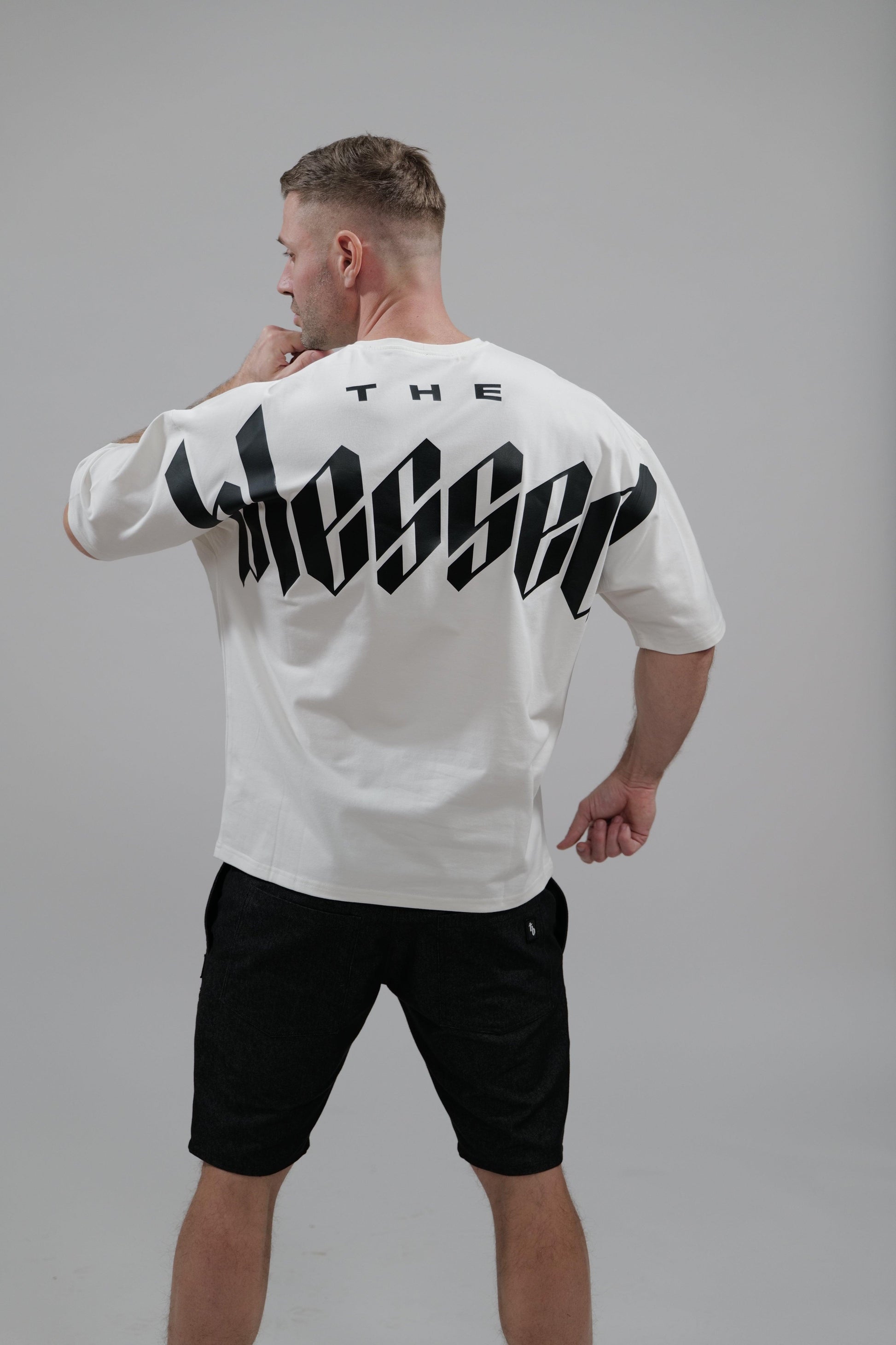 Boldsize Classic Backprint - Heavy Oversizedshirt - theblessed