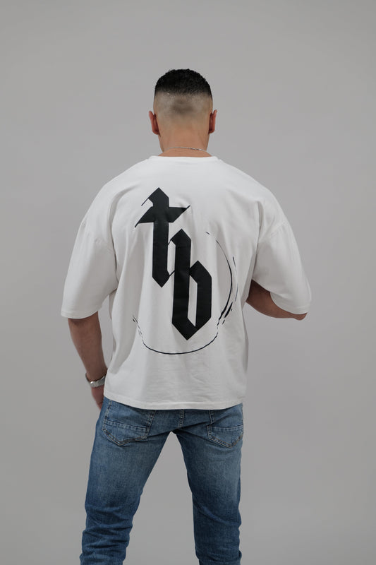 Boldsize - Heavy Oversizedshirt mit Initialienbackprint - theblessed