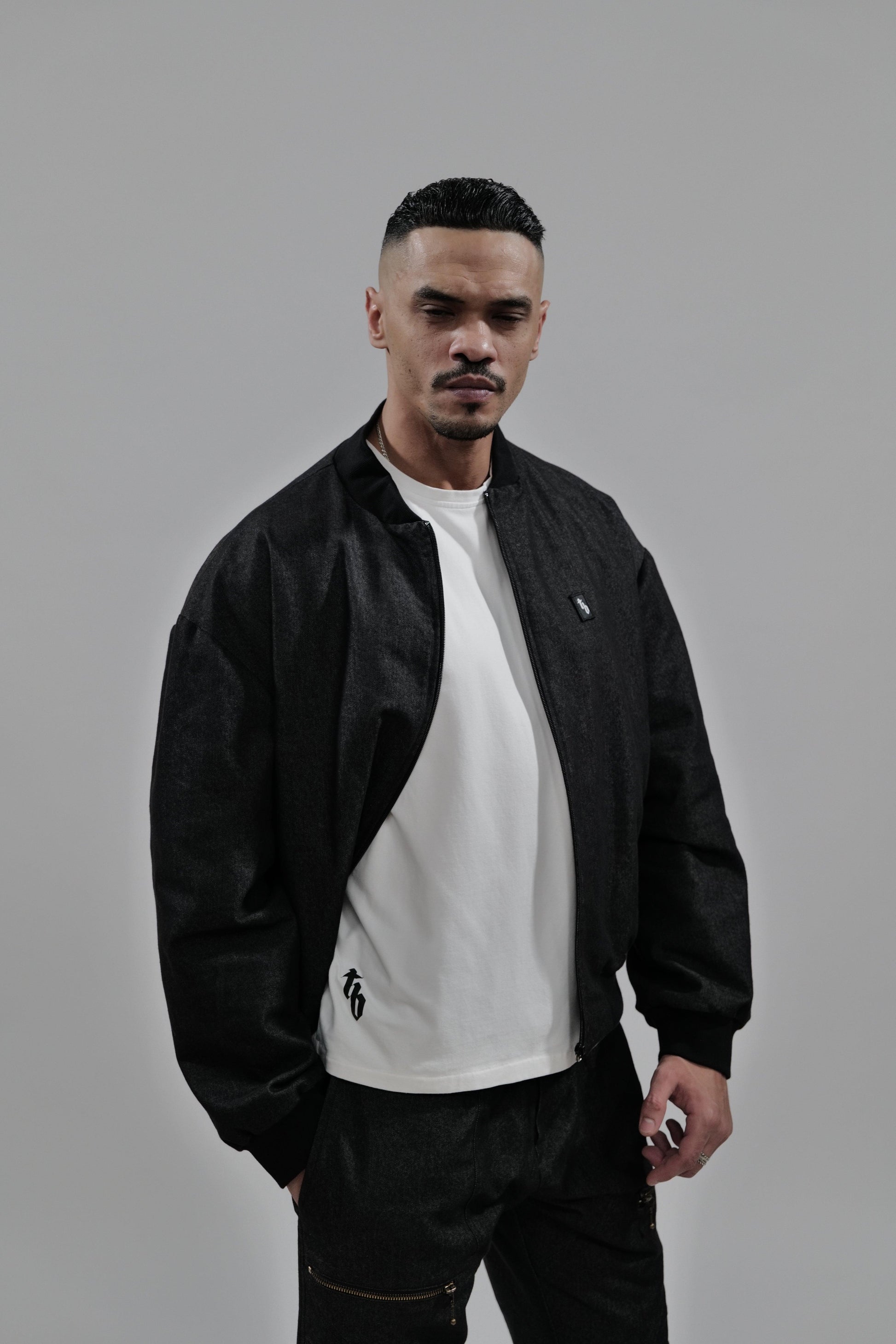 Classydraft Collegestyle Jacke mit Initialien Brustbadge