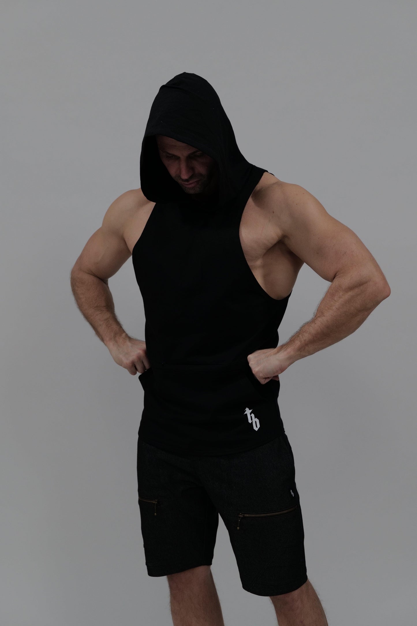 Creed - Hooded Tanktop mit Classiclogo-Backprint - theblessed