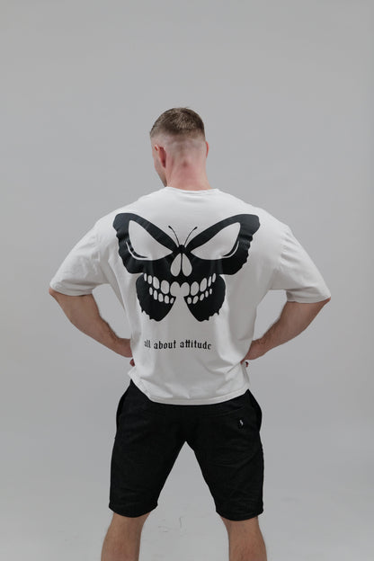 BS "BUTTERFLY" Heavy Oversizedshirt mit Motivbackprint - theblessed