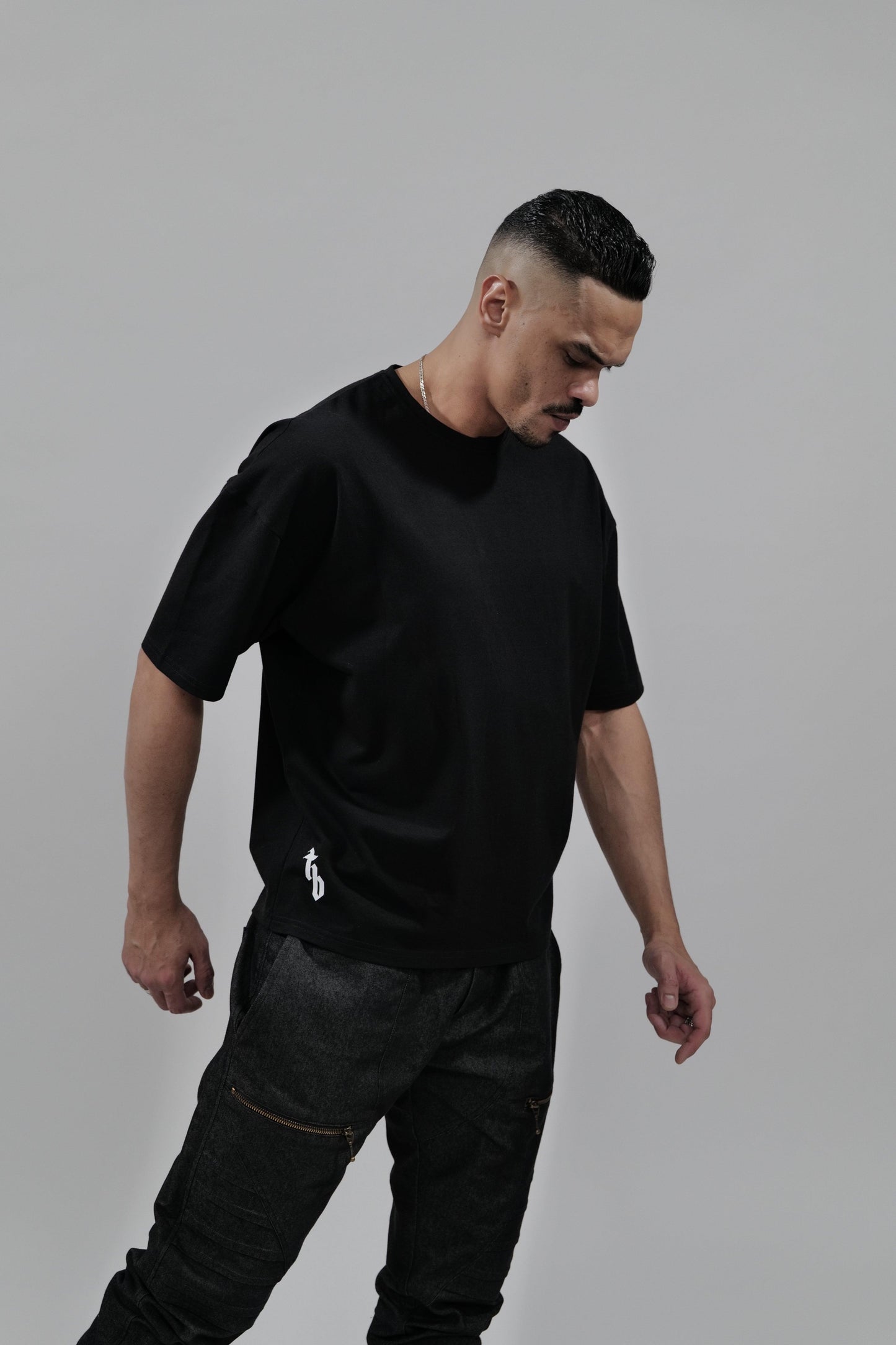 BS "EXCELLENCE" Heavy Oversizedshirt - Backprint mit Adlermotiv - theblessed