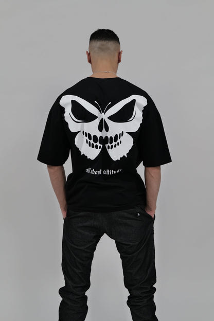 BS "BUTTERFLY" Heavy Oversizedshirt mit Motivbackprint - theblessed