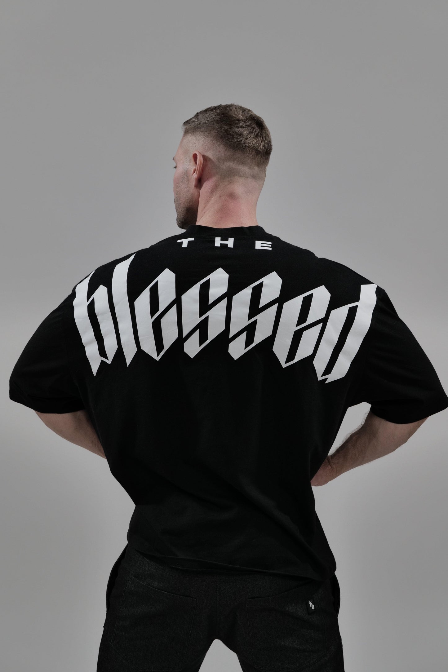 Boldsize Classic Backprint - Heavy Oversizedshirt - theblessed