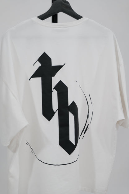 Boldsize - Heavy Oversizedshirt mit Initialienbackprint - theblessed