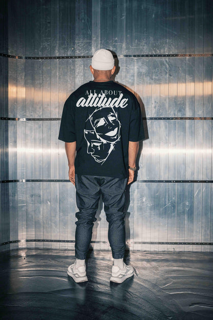 BS "ATTITUDE" Heavy Oversizedshirt Doubleface LIMITED EDITION - theblessed