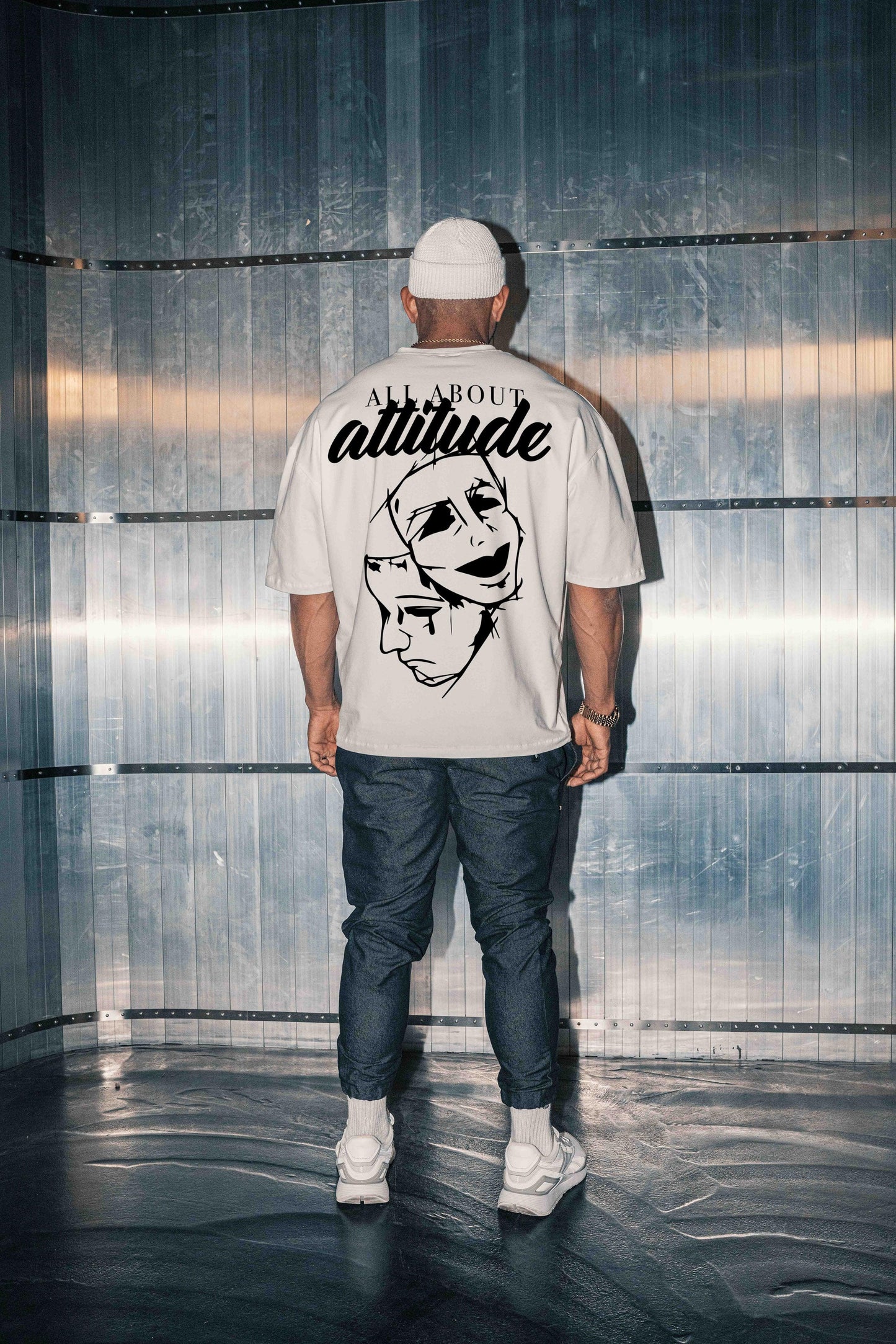 BS "ATTITUDE" Heavy Oversizedshirt Doubleface LIMITED EDITION - theblessed